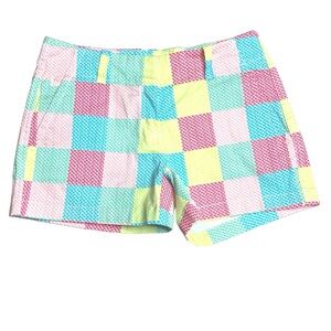 Vineyard Vines Patchwork Whale Shorts‎ women’s 2 multi color EUC